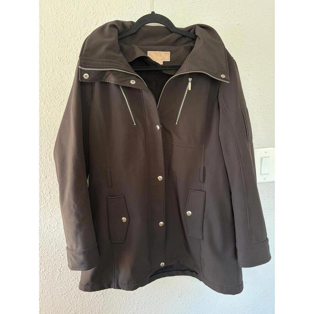 Michael Kors Thick Hooded Coat Longer Length size XL.